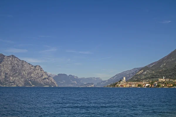 Malcesine vid Gardasjön — Stockfoto