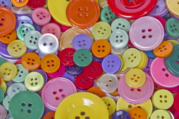 Muitos botões coloridos — Fotografia de Stock