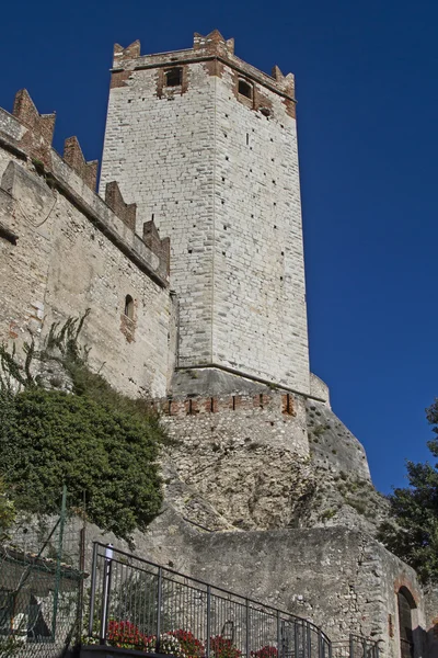 Scaliger kasteel in malcesine — Stockfoto