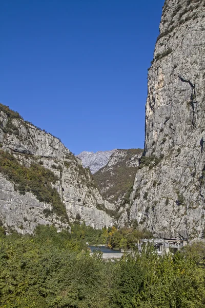 Sarca gorge in Trentino — Stock Photo, Image
