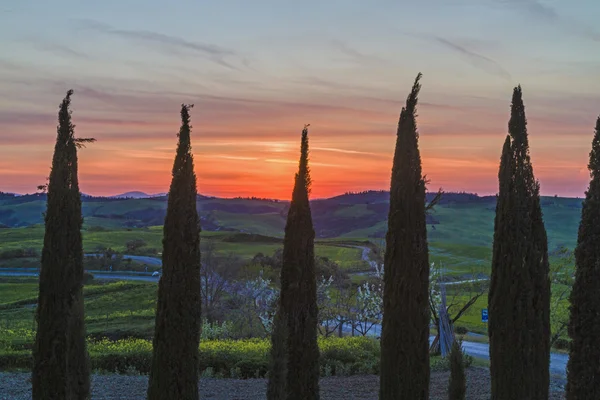 Tuscan Evening atmosphere — Stock Photo, Image