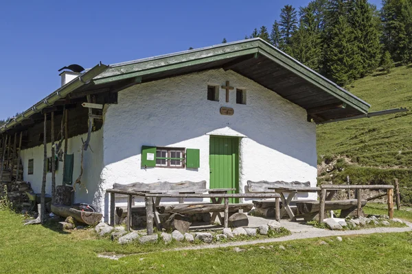 Kotalm grasland hut in Opper-Beieren — Stockfoto