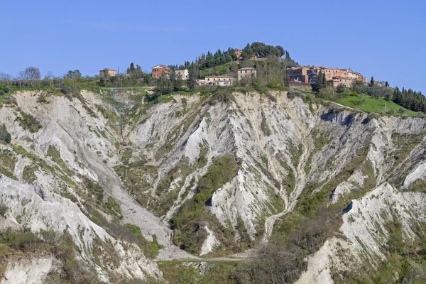 Erosie in Toscane — Stockfoto