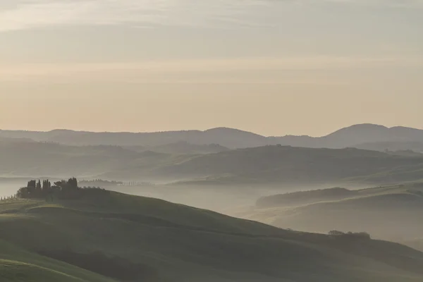 Toscana de manhã — Fotografia de Stock