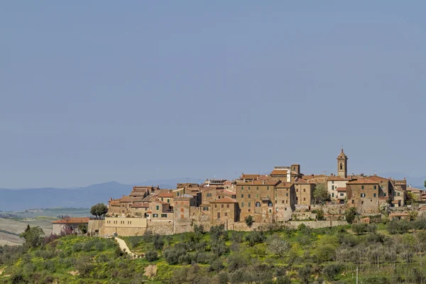Castelmuzio in der Toskana — Stockfoto