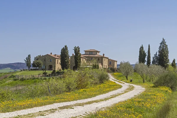 Landhuis in Toscane — Stockfoto