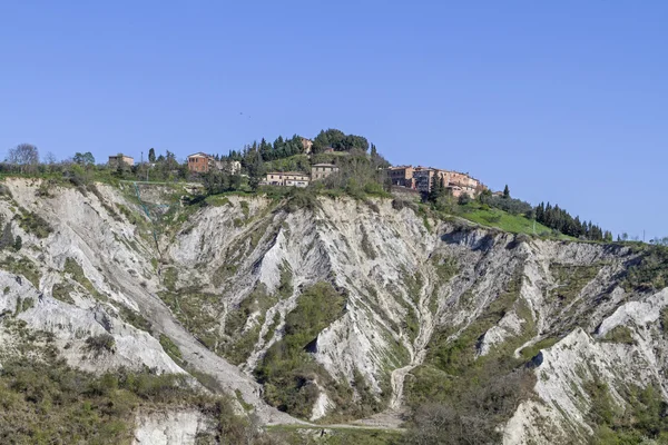 Erosion i Toscana — Stockfoto