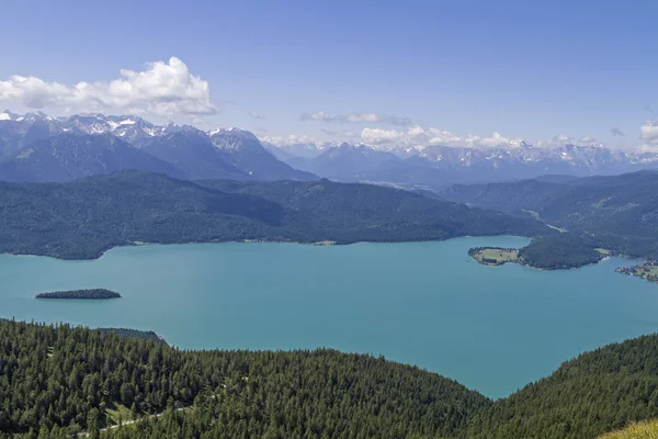 Lago Walchensee in Alta Baviera — Foto Stock