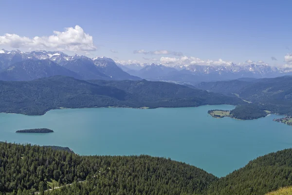 위 바바리아에 호수 Walchensee — 스톡 사진