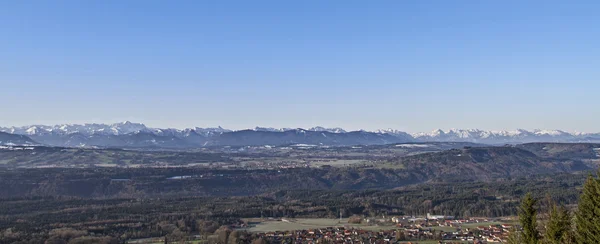 Uitzicht vanaf Hohenpeissenberg — Stockfoto