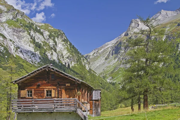 Cabana alpina no Hohe Tauern — Fotografia de Stock