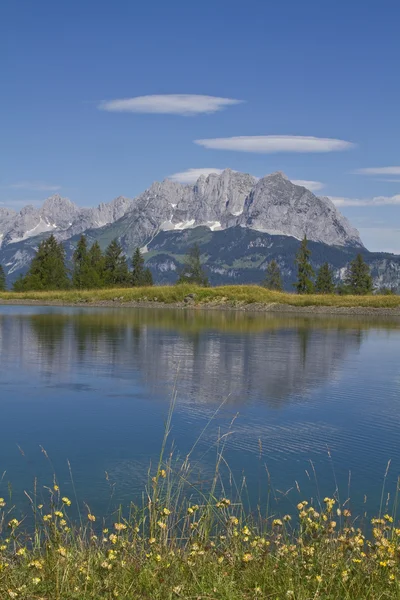 Visa till Wilder Kaiser-bergen — Stockfoto