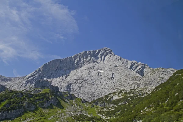 Alpspitze – szczyt w górach Wwtterstein — Zdjęcie stockowe
