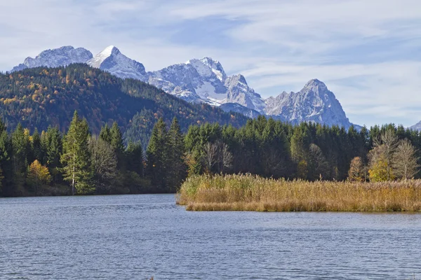 Sjön Ferchensee i Bayern — Stockfoto