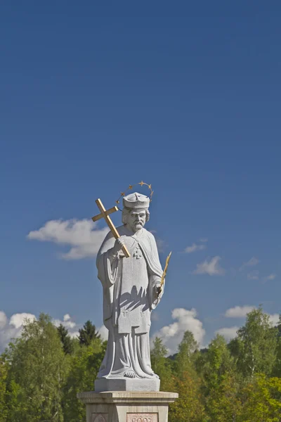 Statue of St. Nepomuk — Stock Photo, Image