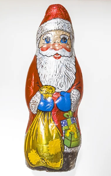 Chocolate Santa Claus — Stock Photo, Image