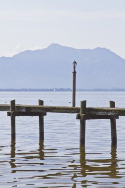 Göl Chiemsee açılış aşamasında