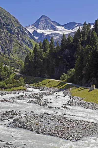 V Obersulzbach údolí — Stock fotografie