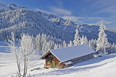 Kışın Wasensteiner Alm