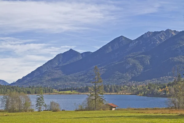 上部のババリアの湖 Barmsee — ストック写真