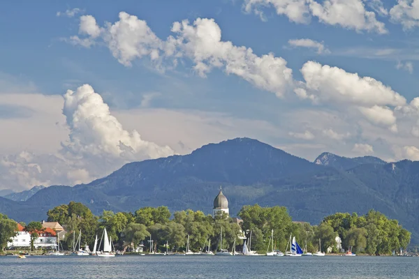 Isla Frauenchiemsee en Alta Baviera —  Fotos de Stock