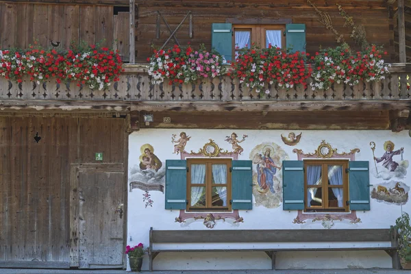 House painting in Bavaria — Stock Photo, Image