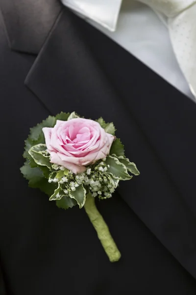 Hochzeitsknopf des Bräutigams — Stockfoto