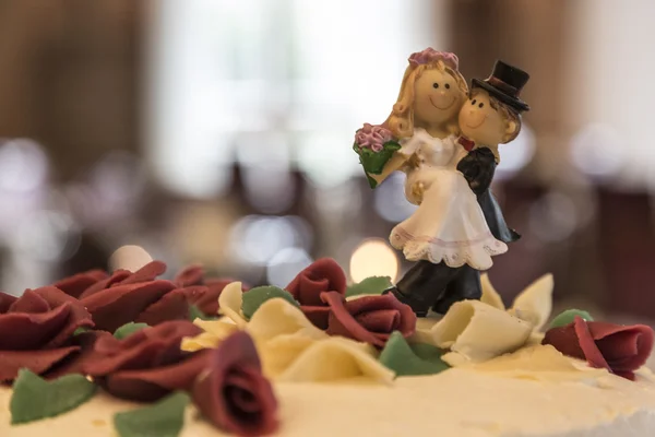 Detail einer Hochzeitstorte — Stockfoto