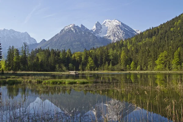 Sjön Taubensee i Bayern — Stockfoto