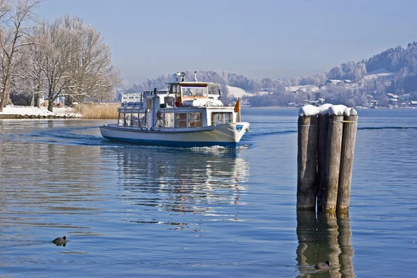 Bolardo en el lago Tegernsee —  Fotos de Stock