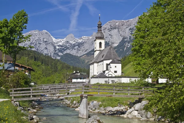 N kraju Berchtesgaden Ramsau — Zdjęcie stockowe