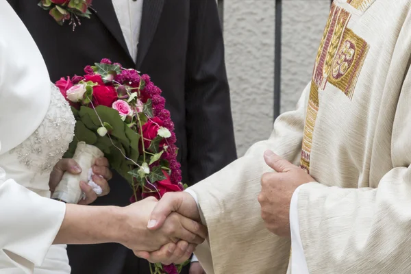 Glückwünsche an das Hochzeitspaar — Stockfoto