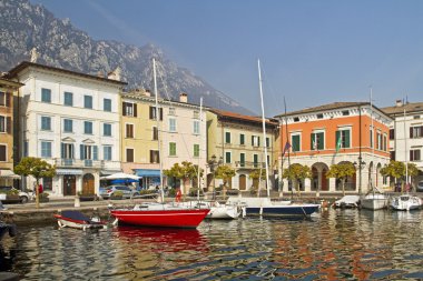 Gargnano  at Lake Garda clipart