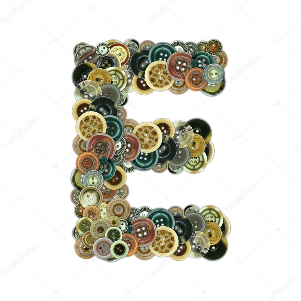 Buttons letter