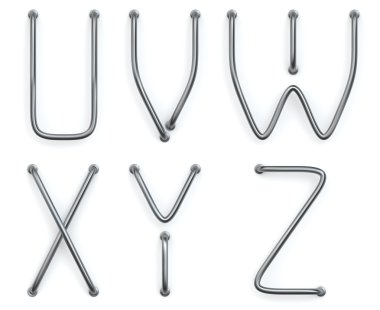 Harf U, V, W, X, Y, Z