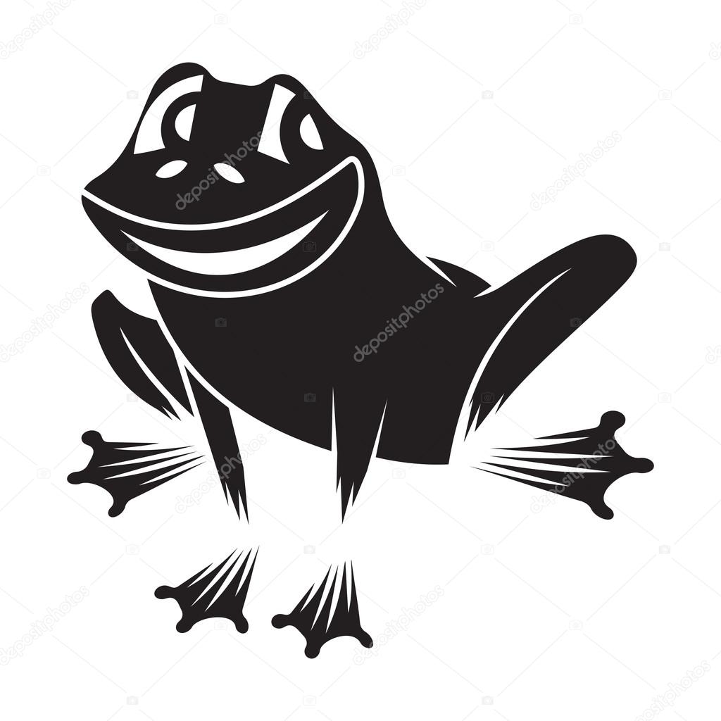 Vector illustration of the frog