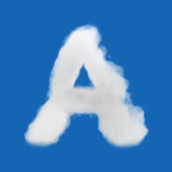 Cloud letter — Stock Photo, Image