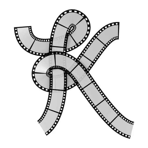 Ταινία λουρίδων γράμμα του αλφαβήτου — Φωτογραφία Αρχείου