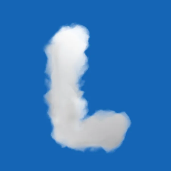 Wolkenbrief — Stockfoto