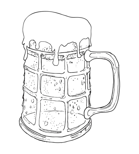 Tasse à bière — Image vectorielle