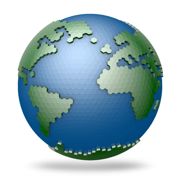 Globus cyfrowy — Zdjęcie stockowe