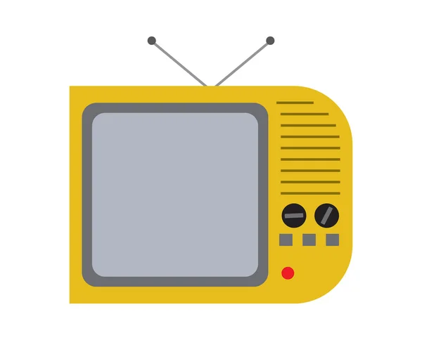 Vintage TV — Stock Vector