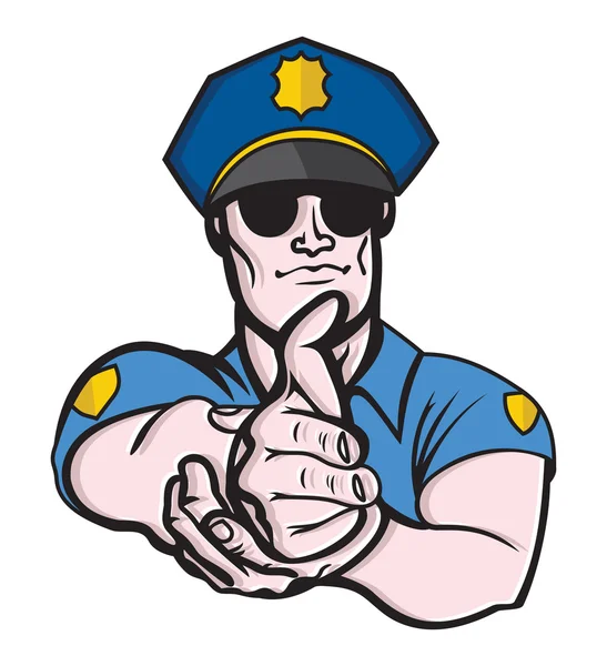 Офіцер поліції — стоковий вектор