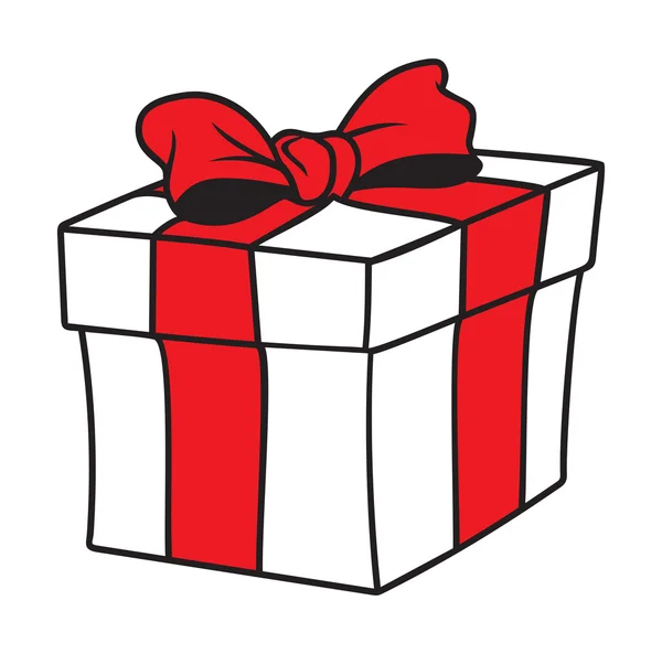 Caja de regalo — Vector de stock