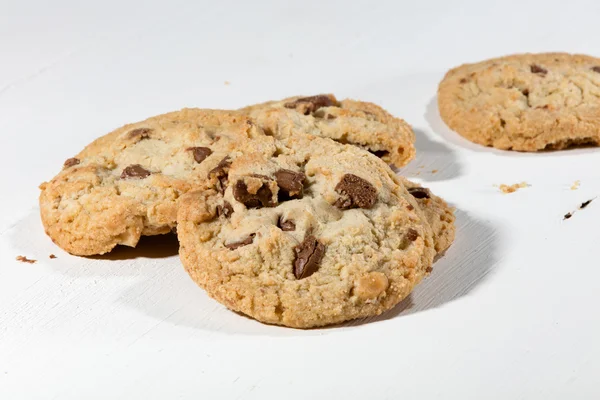 Cookies with chocolate — Stock Photo, Image