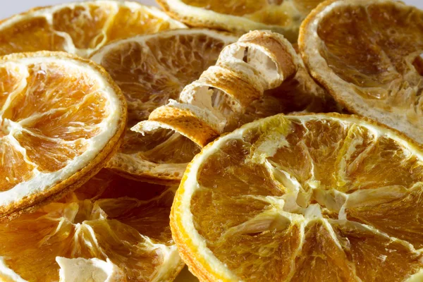 Αποξηραμένα φέτες πορτοκαλιού — Φωτογραφία Αρχείου