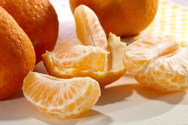 만다린 오렌지 조각 — 스톡 사진