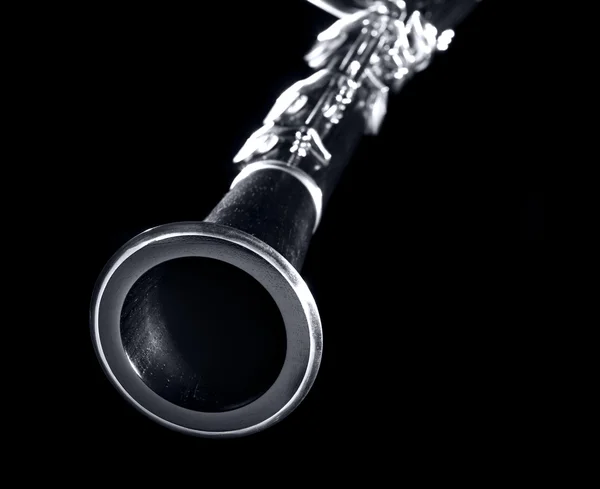 Кларнет для джазовых концертов — стоковое фото