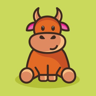 2021 imzalı Çin burcu bir öküz resmi.