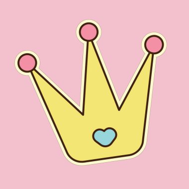  Doodle sanat çıkartması şeklinde.